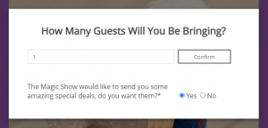 Collect Leads from your client's guestlist!